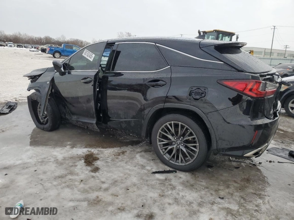 2017 Lexus RX with VIN 2T2BZMCA0HC088247, listed as a Copart auction lot 88762455 with 0 mi miles and Salvage Title. Bid and sale history available at carsss.com. Image 2.