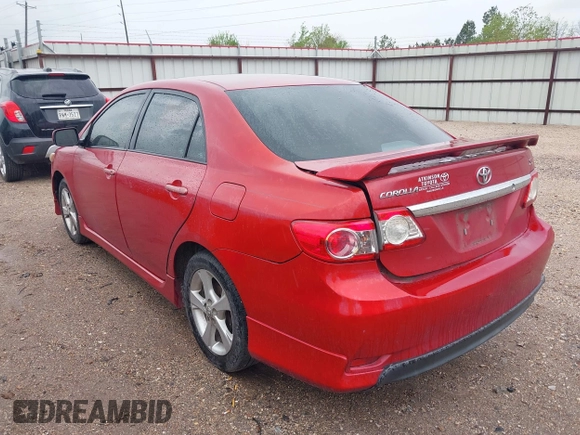 2013 Toyota Corolla L with VIN 5YFBU4EE4DP146535, listed as a IAAI auction lot 41876251 with 190,749 mi miles and . Bid and sale history available at DreamBid. Image 3.