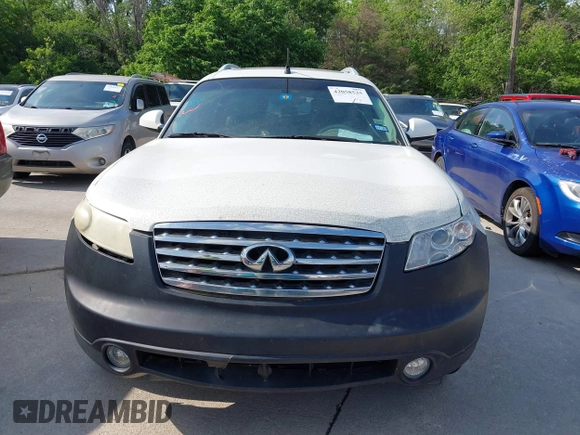 2004 Infiniti FX35 with VIN JNRAS08W34X220026, listed as a IAAI auction lot 42058535 with 168,328 mi miles. Bid and sale history available at carsss.com. Image 6.