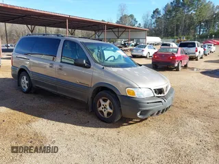 2004 Pontiac Montana 1SA with VIN 1GMDX03EX4D135758, listed as a IAAI auction lot 41705715 with 217,967 mi miles and . Bid and sale history available at DreamBid. Image 1.