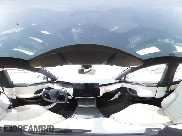 2023 Tesla Model S Plaid with VIN 5YJSA1E62PF511875, listed as a Copart auction lot 65583824 with Not provided miles and Salvage title. Bid and sale history available at DreamBid. Image 13.