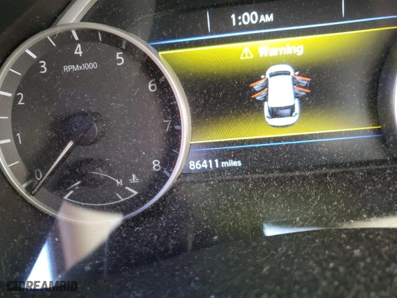 2017 Nissan Murano SV with VIN 5N1AZ2MG6HN167468, listed as a Copart auction lot 88725645 with 86,411 mi miles and Salvage Title. Bid and sale history available at carsss.com. Image 9.