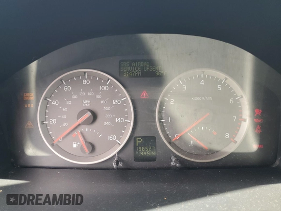 2007 Volvo S40 2.4L с VIN YV1MS382172278448, выставлен на аукционе Copart как лот 58430645 с пробегом 196 527 миль миль и Списание • Salvage title. История ставок и продаж доступна на DreamBid. Изображение 9.