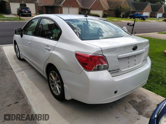 2014 Subaru Impreza Premium with VIN JF1GJAC68EH007312, listed as a IAAI auction lot 42717142 with 111,951 mi miles and . Bid and sale history available at DreamBid. Image 3.