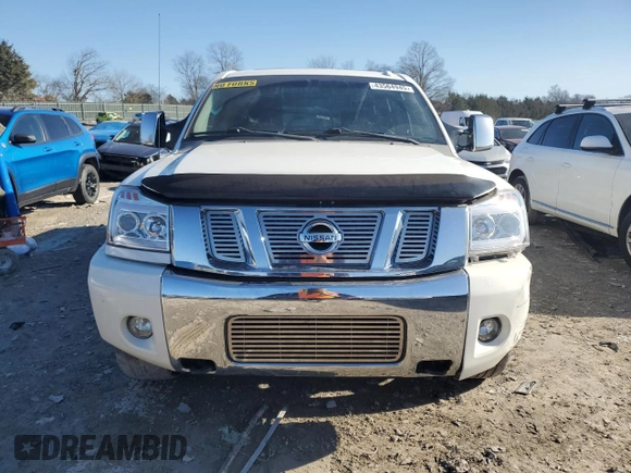 2008 Nissan Titan SE with VIN 1N6BA07D38N323890, listed as a Copart auction lot 43564945 with 191,321 mi miles and Salvage Title. Bid and sale history available at carsss.com. Image 5.