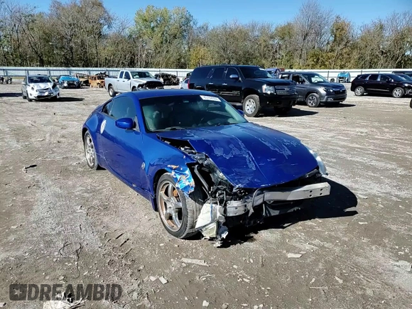 2005 Nissan 350Z Touring with VIN JN1AZ34D35M606128, listed as a Copart auction lot 80768864 with 108,891 mi miles and Salvage Title. Bid and sale history available at DreamBid. Image 10.