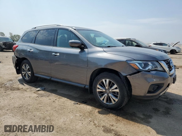 2017 Nissan Pathfinder SL with VIN 5N1DR2MM1HC611323, listed as a Copart auction lot 59956795 with 80,317 mi miles and Salvage title. Bid and sale history available at DreamBid. Image 4.