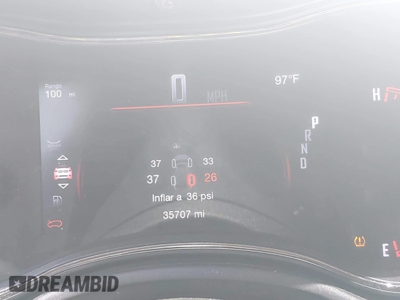 2019 Dodge Durango GT with VIN 1C4RDJDGXKC561025, listed as a IAAI auction lot 42549454 with 35,707 mi miles and . Bid and sale history available at DreamBid. Image 7.
