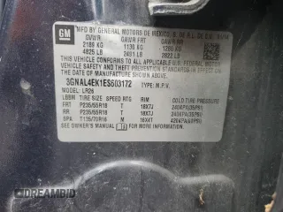 2014 Chevrolet Captiva Sport LTZ with VIN 3GNAL4EK1ES603172, listed as a Copart auction lot 81515234 with 179,212 mi miles and Clean Title. Bid and sale history available at DreamBid. Image 13.