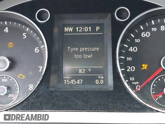 2011 Volkswagen CC Sport with VIN WVWMP7AN8BE709541, listed as a IAAI auction lot 42164892 with 154,547 mi miles. Bid and sale history available at carsss.com. Image 7.