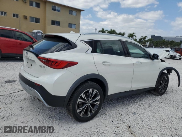 2019 Infiniti QX30 Luxe z VIN SJKCH5CR7KA009141, wystawiony jako Copart lot #53540655 z przebiegiem 47 398 mil mil oraz Nie do naprawy • Non repairable. Historia ofert i sprzedaży dostępna na DreamBid. Obrazek 3.