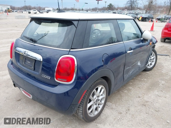 2017 MINI Hardtop Cooper with VIN WMWXP5C34H3B15966, listed as a IAAI auction lot 41889565 with 21,579 mi miles and . Bid and sale history available at DreamBid. Image 4.