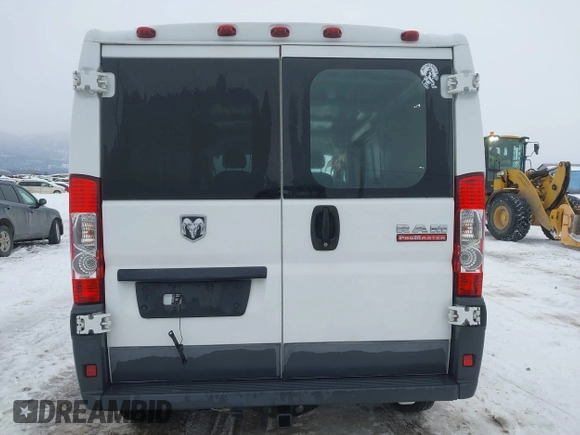 2017 Ram ProMaster Cargo with VIN 3C6TRVAG4HE543664, listed as a IAAI auction lot 41592913 with 55,665 mi miles and . Bid and sale history available at DreamBid. Image 16.