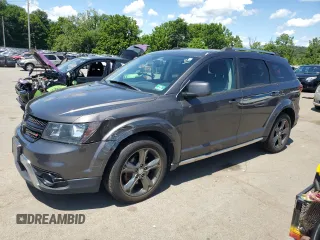 2015 Dodge Journey Crossroad with VIN 3C4PDDGG9FT506919, listed as a Copart auction lot 65394345 with 129,145 mi miles and Clean title. Bid and sale history available at DreamBid. Image 1.