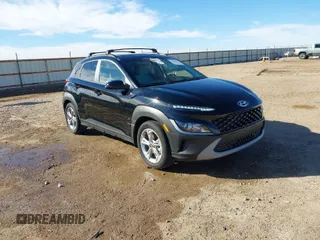 2023 Hyundai Kona SEL with VIN KM8K6CAB6PU054202, listed as a IAAI auction lot 41524583 with 8,308 mi miles. Bid and sale history available at carsss.com. Image 1.
