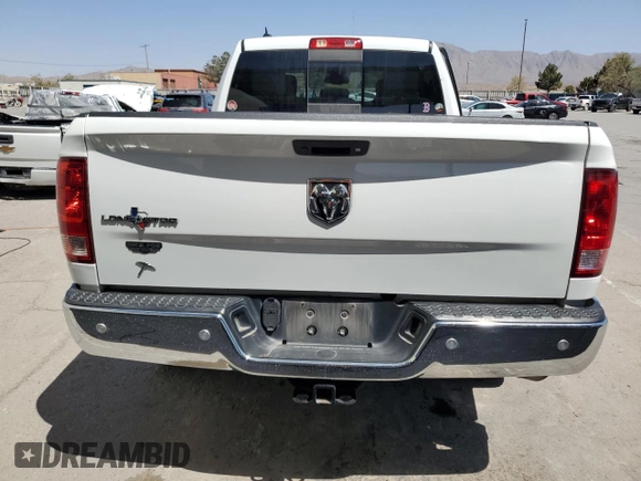 2018 Ram 1500 SLT with VIN 1C6RR6GG5JS123535, listed as a Copart auction lot 52570845 with 109,853 mi miles and Salvage title. Bid and sale history available at DreamBid. Image 6.