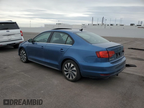 2015 Volkswagen Jetta Sedan Hybrid SEL Premium with VIN 3VW637AJ3FM321602, listed as a Copart auction lot 43653935 with 101,072 mi miles and Clean Title. Bid and sale history available at carsss.com. Image 2.