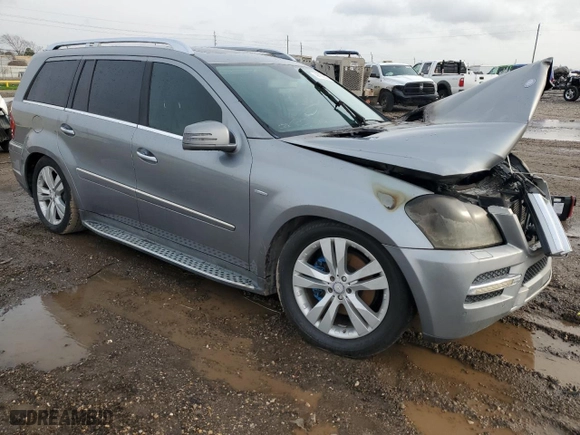2012 Mercedes-Benz GL-Class GL 350 BlueTEC with VIN 4JGBF2FE1CA780154, listed as a Copart auction lot 44188305 with 0 mi miles and Salvage Title. Bid and sale history available at carsss.com. Image 4.