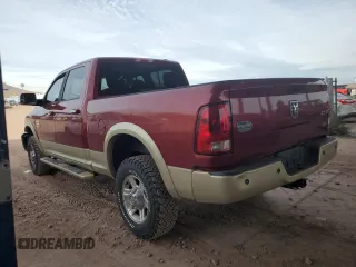 2012 Ram 2500 Laramie Longhorn with VIN 3C6UD5GL7CG301830, listed as a Copart auction lot 81342604 with 427,889 mi miles and Salvage Title. Bid and sale history available at carsss.com. Image 2.