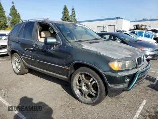 2001 BMW X5 3.0i with VIN WBAFA53521LM74248, listed as a Copart auction lot 86375254 with 0 mi miles and Clean Title. Bid and sale history available at carsss.com. Image 4.