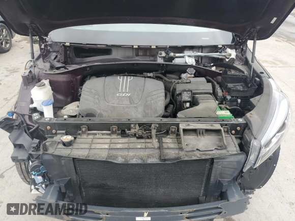 2016 Kia Sorento LX with VIN 5XYPGDA53GG029735, listed as a Copart auction lot 54059235 with 109,834 mi miles and Salvage Title. Bid and sale history available at carsss.com. Image 12.