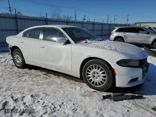 2020 Dodge Charger Police with VIN 2C3CDXKT9LH130591, listed as a Copart auction lot 45602245 with 148,554 mi miles and Salvage Title. Bid and sale history available at carsss.com. Image 4.