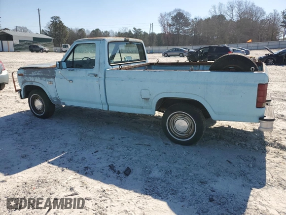 1986 Ford F-150 with VIN 1FTDF15Y1GKB91740, listed as a Copart auction lot 46900315 with 384 mi miles and Clean Title. Bid and sale history available at carsss.com. Image 2.