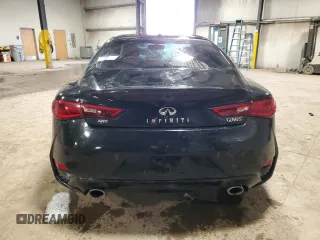 2018 Infiniti Q60 Red Sport 400 with VIN JN1FV7EL5JM630102, listed as a Copart auction lot 46364025 with Not Provided miles and Salvage Title. Bid and sale history available at carsss.com. Image 6.