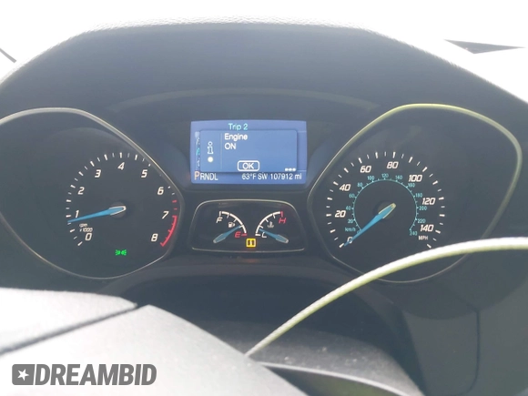 2013 Ford Focus SE with VIN 1FADP3F21DL333194, listed as a IAAI auction lot 42071641 with 107,912 mi miles. Bid and sale history available at carsss.com. Image 7.
