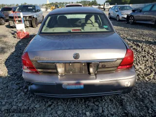 2006 Mercury Grand Marquis LS Premium with VIN 2MEFM75W76X619059, listed as a Copart auction lot 66880594 with 111,387 mi miles and Salvage Title. Bid and sale history available at carsss.com. Image 6.