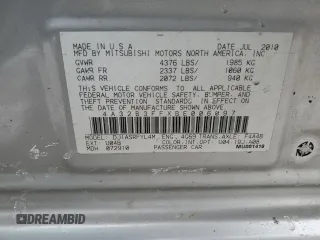 2011 Mitsubishi Galant ES with VIN 4A32B3FFXBE006097, listed as a Copart auction lot 46103215 with 149,494 mi miles and Salvage Title. Bid and sale history available at carsss.com. Image 12.