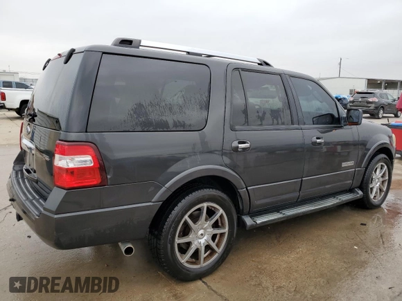 2007 Ford Expedition Limited with VIN 1FMFU19577LA00486, listed as a Copart auction lot 86441944 with 197,299 mi miles and Clean Title. Bid and sale history available at carsss.com. Image 3.