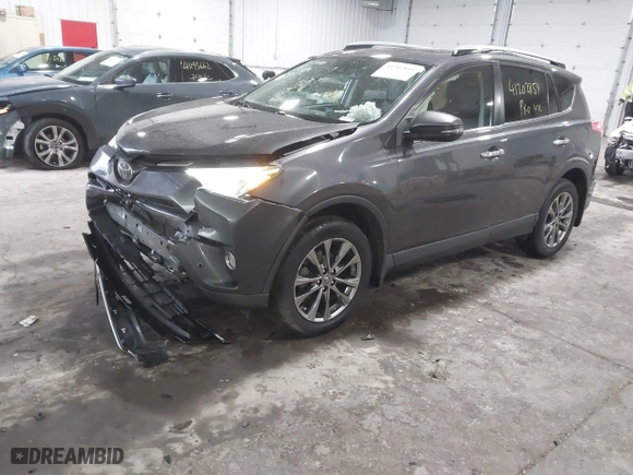 2018 Toyota RAV4 Limited with VIN JTMDFREV7JJ212799, listed as a IAAI auction lot 41202854 with 120,705 mi miles. Bid and sale history available at carsss.com. Image 2.