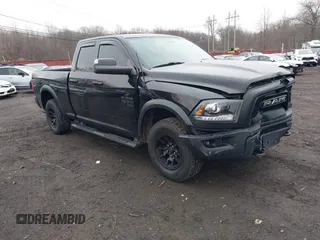 2021 Ram 1500 Warlock with VIN 1C6RR7GG0MS555492, listed as a IAAI auction lot 41661688 with 36,523 mi miles and . Bid and sale history available at DreamBid. Image 1.
