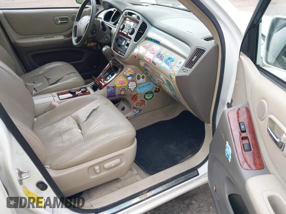 2004 Toyota Highlander z VIN JTEEP21A940017160, wystawiony jako IAAI lot #42257387 z przebiegiem 281 361 mil mil oraz . Historia ofert i sprzedaży dostępna na DreamBid. Obrazek 5.