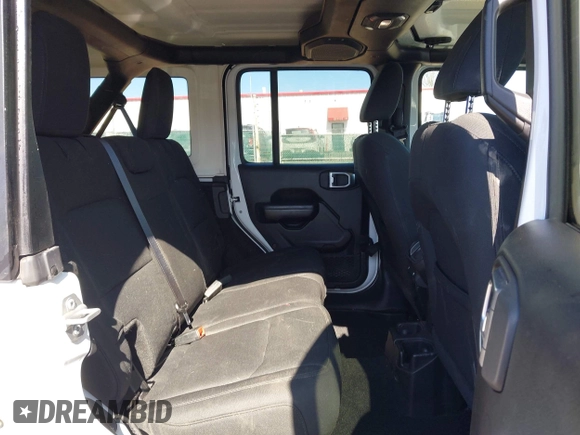 2018 Jeep Wrangler Unlimited Sport S z VIN 1C4HJXDG8JW117341, wystawiony jako IAAI lot #42037176 z przebiegiem 44 750 mil mil oraz . Historia ofert i sprzedaży dostępna na DreamBid. Obrazek 8.