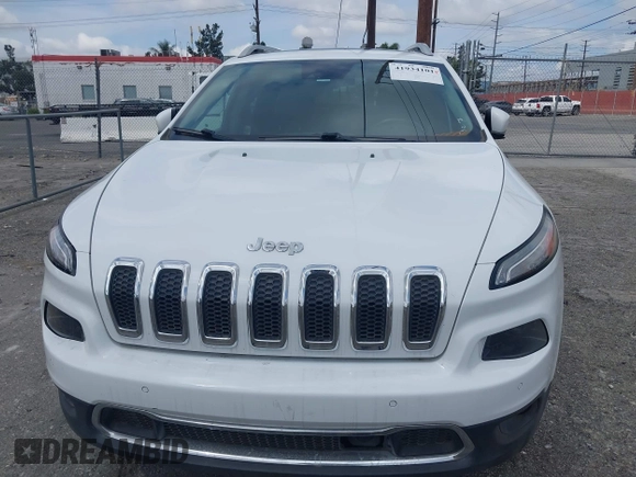 2014 Jeep Cherokee Limited with VIN 1C4PJLDS1EW217649, listed as a IAAI auction lot 41934101 with 135,781 mi miles. Bid and sale history available at carsss.com. Image 6.