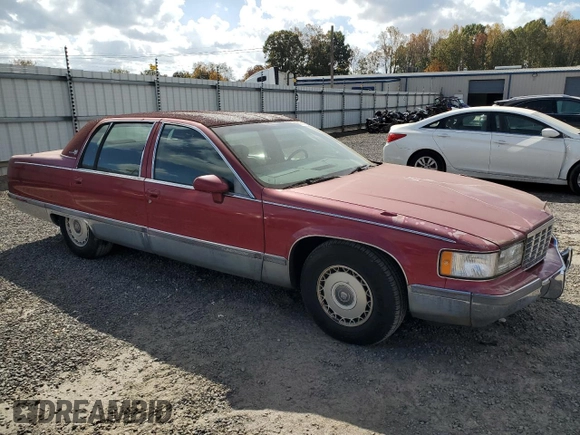 1994 Cadillac Fleetwood z VIN 1G6DW52P8RR719354, wystawiony jako Copart lot #77161044 z przebiegiem 154 480 mil mil oraz Czysty tytuł • Clean title. Historia ofert i sprzedaży dostępna na DreamBid. Obrazek 4.