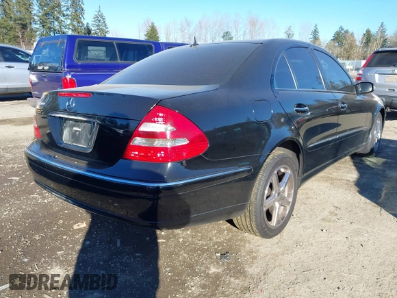 2003 Mercedes-Benz E 500 with VIN WDBUF70J53A095301, listed as a IAAI auction lot 41562876 with 184,517 mi miles and . Bid and sale history available at DreamBid. Image 4.