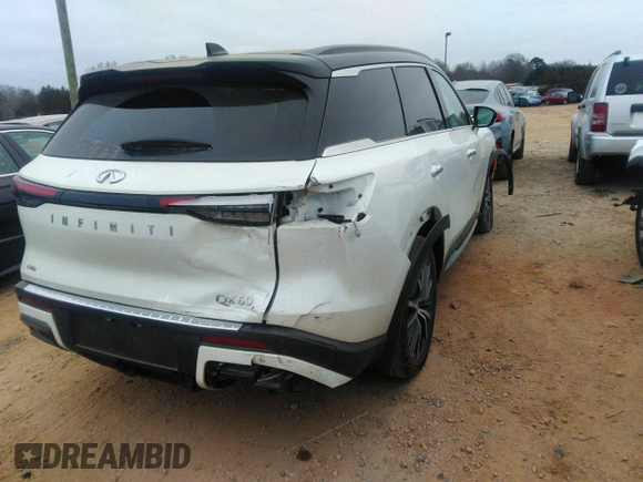 2023 Infiniti QX60 Autograph z VIN 5N1DL1HU8PC376746, wystawiony jako IAAI lot #41516707 z przebiegiem 36 547 mil mil oraz . Historia ofert i sprzedaży dostępna na DreamBid. Obrazek 4.