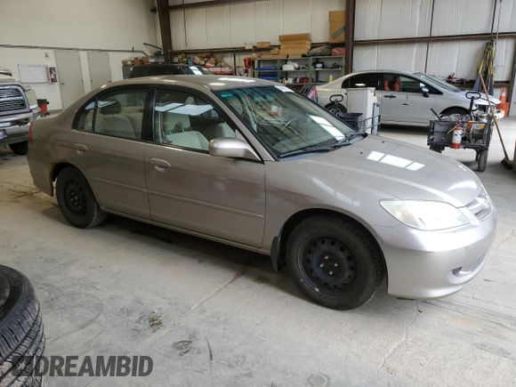 2004 Honda Civic LX with VIN 2HGES16694H910914, listed as a Copart auction lot 64241214 with 150,628 mi miles and Salvage Title. Bid and sale history available at DreamBid. Image 4.