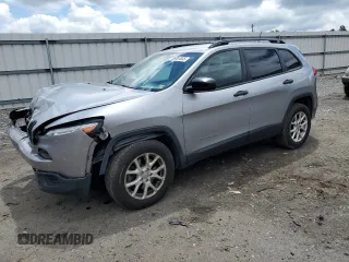 2017 Jeep Cherokee Sport z VIN 1C4PJMAB4HW646802, wystawiony jako Copart lot #56667035 z przebiegiem 135 049 mil mil oraz Szkoda całkowita • Salvage title. Historia ofert i sprzedaży dostępna na DreamBid. Obrazek 1.