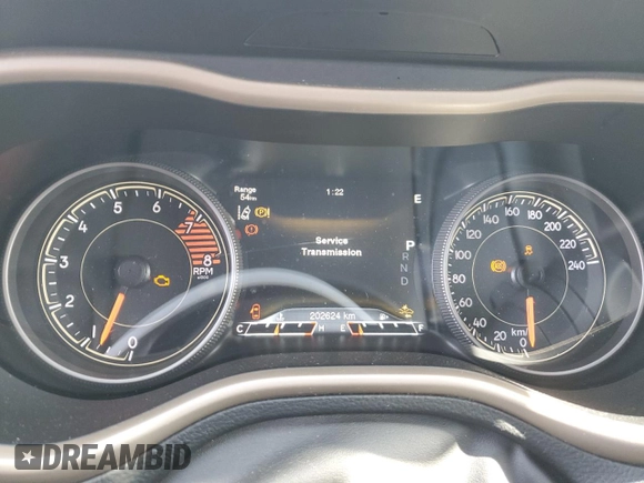 2016 Jeep Cherokee Limited with VIN 1C4PJLDS7GW332324, listed as a Copart auction lot 46385754 with 202,624 mi miles and Clean Title. Bid and sale history available at carsss.com. Image 9.