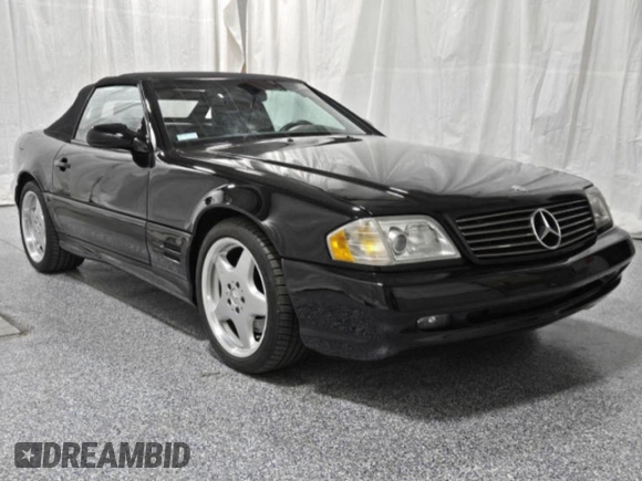 2002 Mercedes-Benz SL-Class with VIN WDBFA68FX2F204564, listed as a Copart auction lot 75193184 with 12,730 mi miles and Clean Title. Bid and sale history available at carsss.com. Image 1.