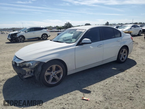 2015 BMW 3 Series 320i with VIN WBA3B1C52FK136581, listed as a Copart auction lot 52803405 with 138,495 mi miles and Salvage Title. Bid and sale history available at carsss.com. Image 1.