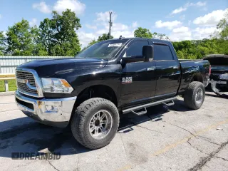 2014 Ram 2500 Big Horn with VIN 3C6UR5DL3EG144970, listed as a Copart auction lot 56866735 with 141,577 mi miles and Salvage title. Bid and sale history available at DreamBid. Image 1.