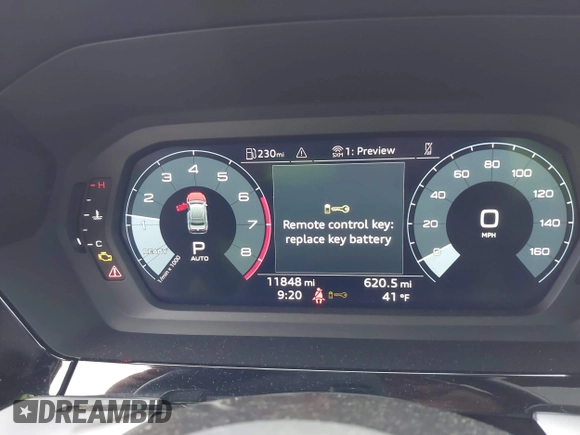 2023 Audi A3 Premium z VIN WAUAUDGY4PA122471, wystawiony jako IAAI lot #41988335 z przebiegiem 11 848 mil mil oraz . Historia ofert i sprzedaży dostępna na DreamBid. Obrazek 15.