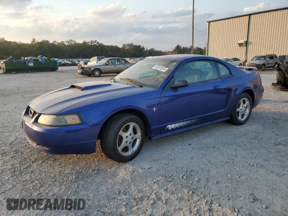 2003 Ford Mustang Standard with VIN 1FAFP40443F334684, listed as a Copart auction lot 88476715 with 0 mi miles and Non Repairable. Bid and sale history available at carsss.com. Image 1.