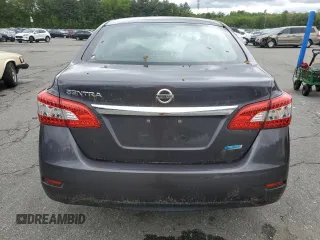 2014 Nissan Sentra SV with VIN 3N1AB7AP0EL616653, listed as a Copart auction lot 56721895 with 119,510 mi miles and Salvage title. Bid and sale history available at DreamBid. Image 6.