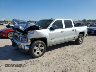 2015 Chevrolet Silverado 1500 LT with VIN 3GCPCREC4FG453233, listed as a Copart auction lot 48584035 with 97,899 mi miles and Salvage Title. Bid and sale history available at DreamBid. Image 1.